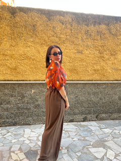 Pantaloni Penelope Marrone