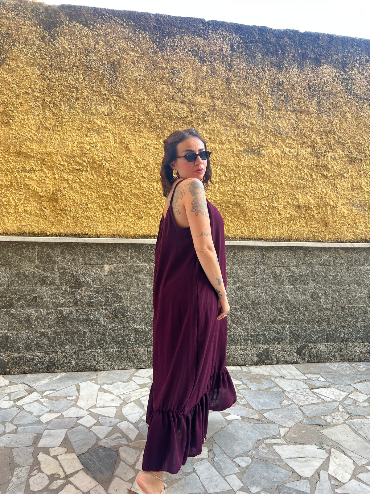 Abito Angela Vino