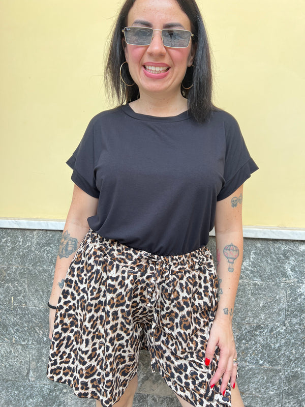 Shirt Girocollo Nera  35427