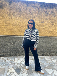 Leggins zampa Nero 38463
