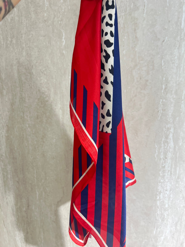 Foulard Fantasia Rosso