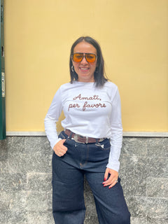 Maglia AMATI X FAVORE Bianca 7854