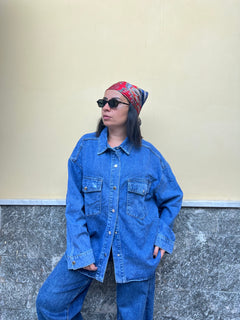 Camicia Jeans Over 8976