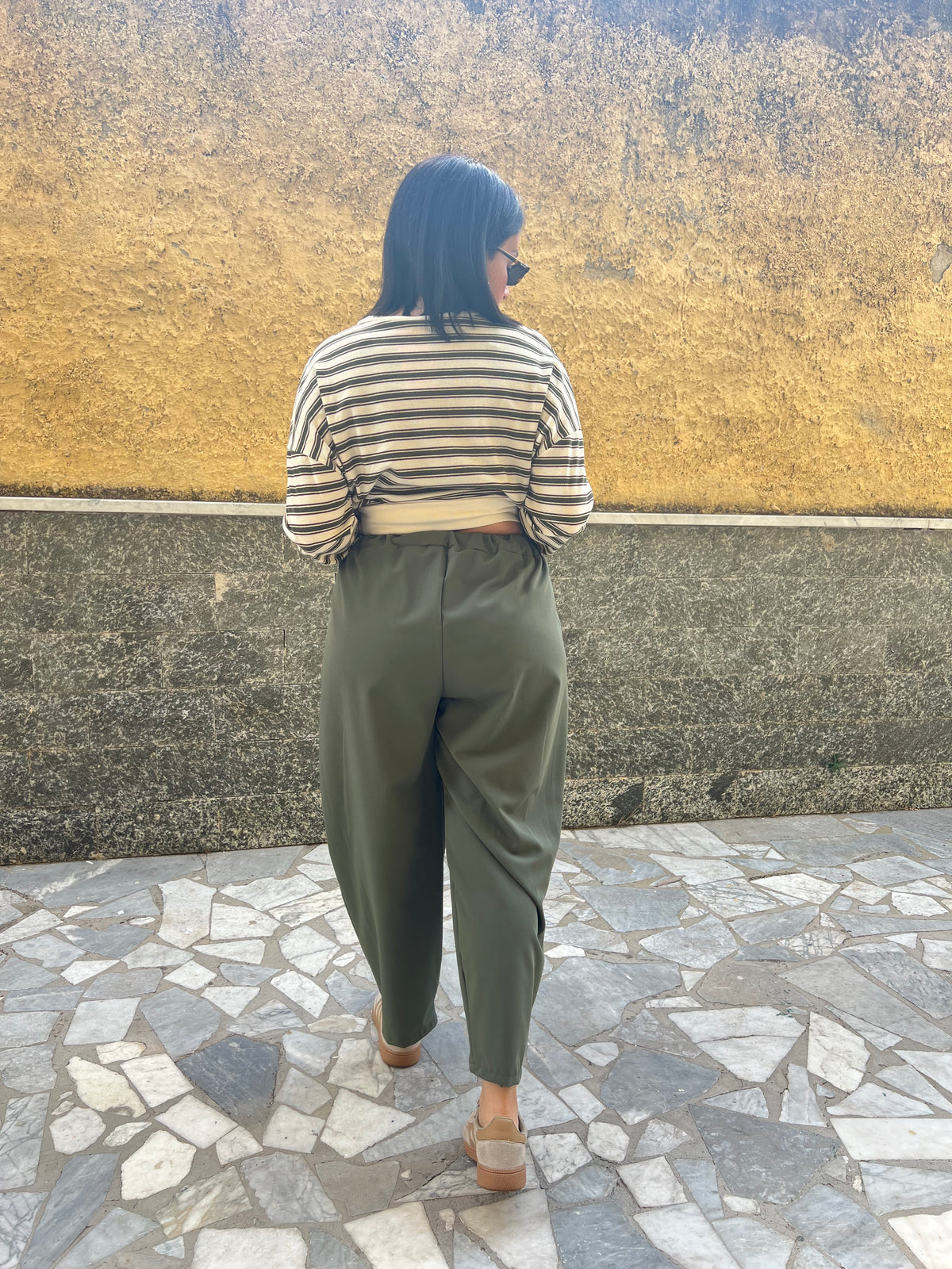 Pantaloni Gilda65793 Verde