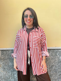 Camicia Ufficio Mattone 65793