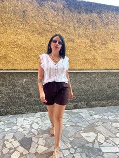 Shorts Marrone
