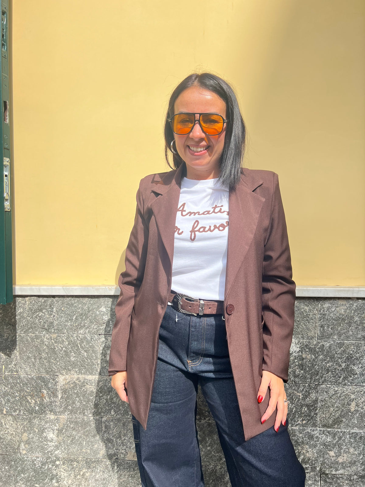 Giacca Giulia Marrone