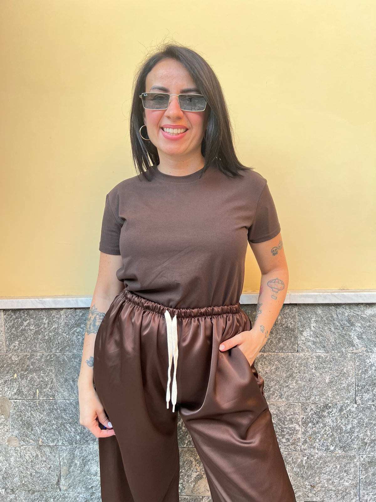 Shirt Basic Marrone