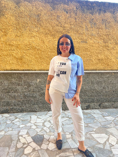 Pantaloni Martina Bianco  7854