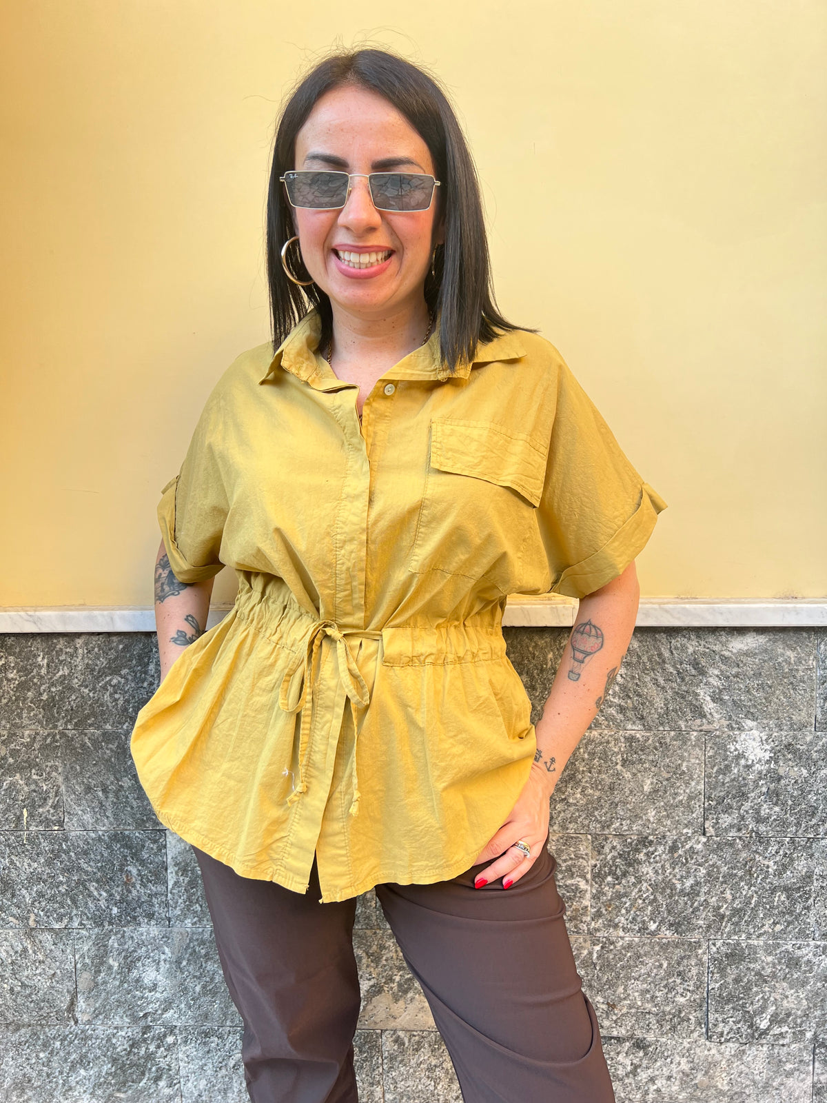 Camicia Savana Ocra 55671