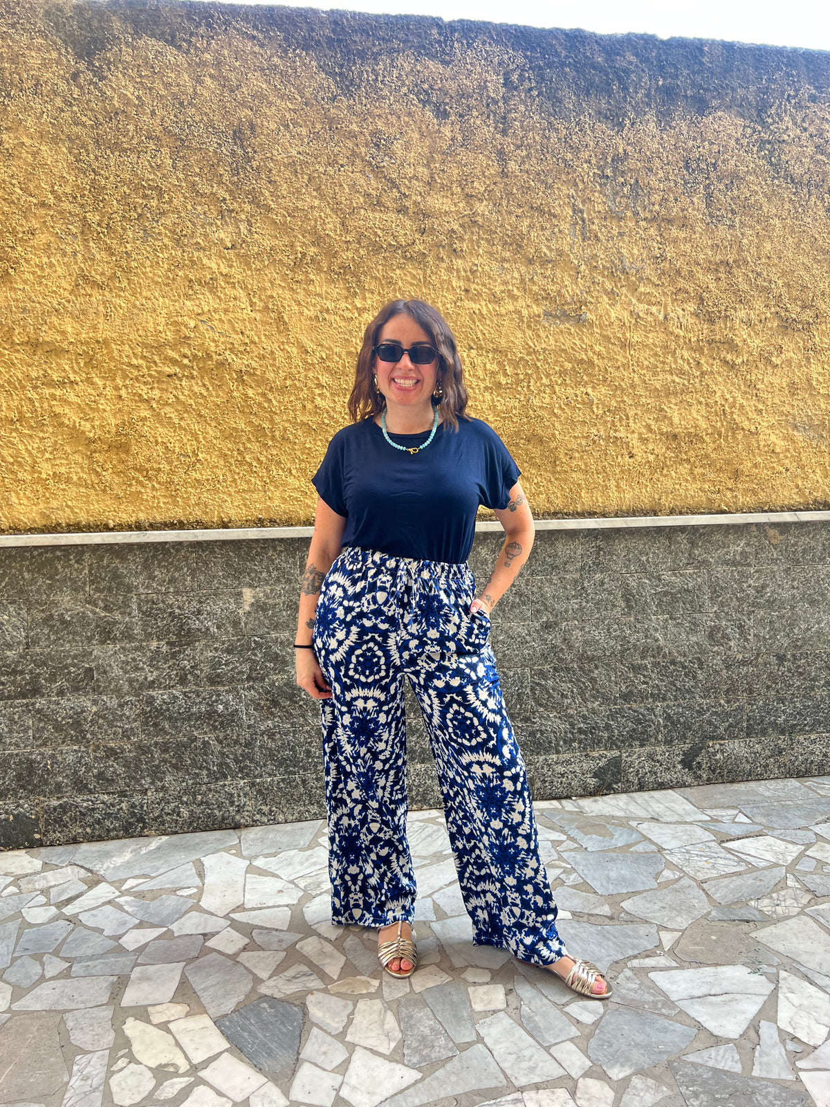 Pantaloni Fantasia PROMO Blu