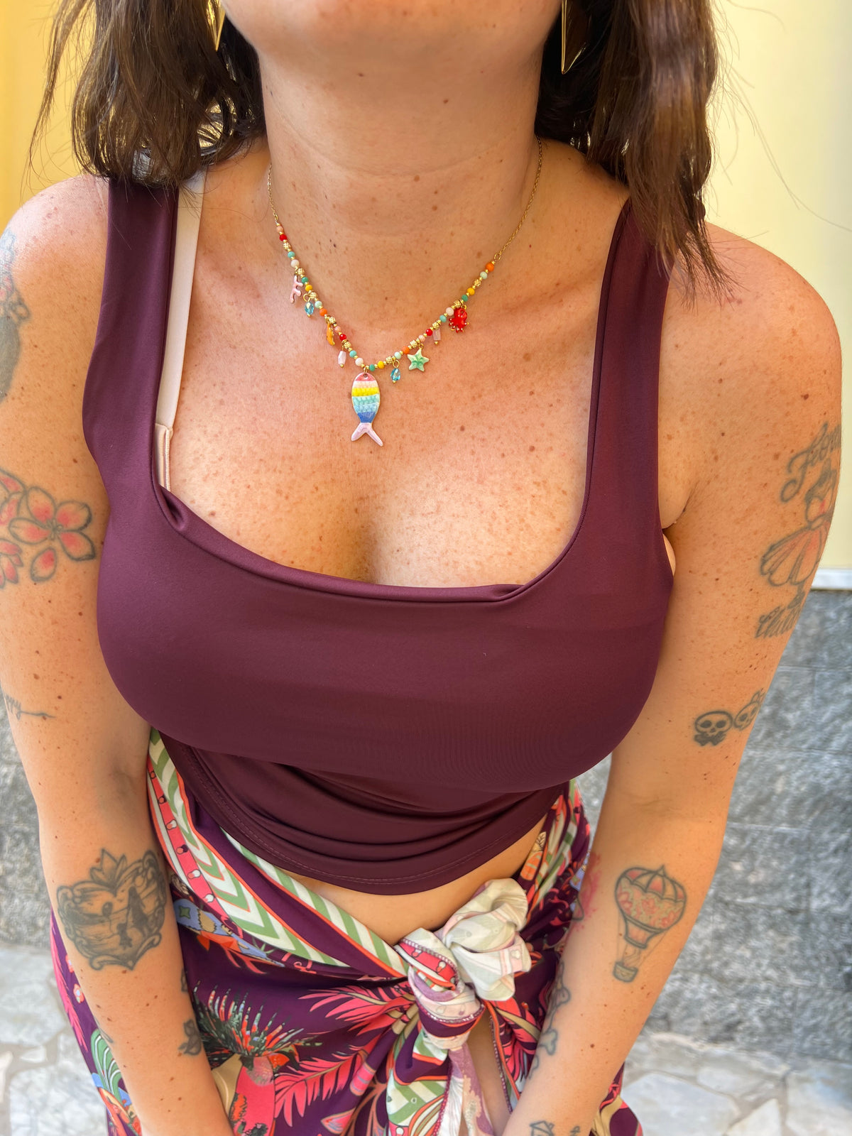 Collana Pesciolino Multicolor 35427