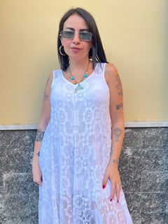 Abito Pizzo Bianco 75915