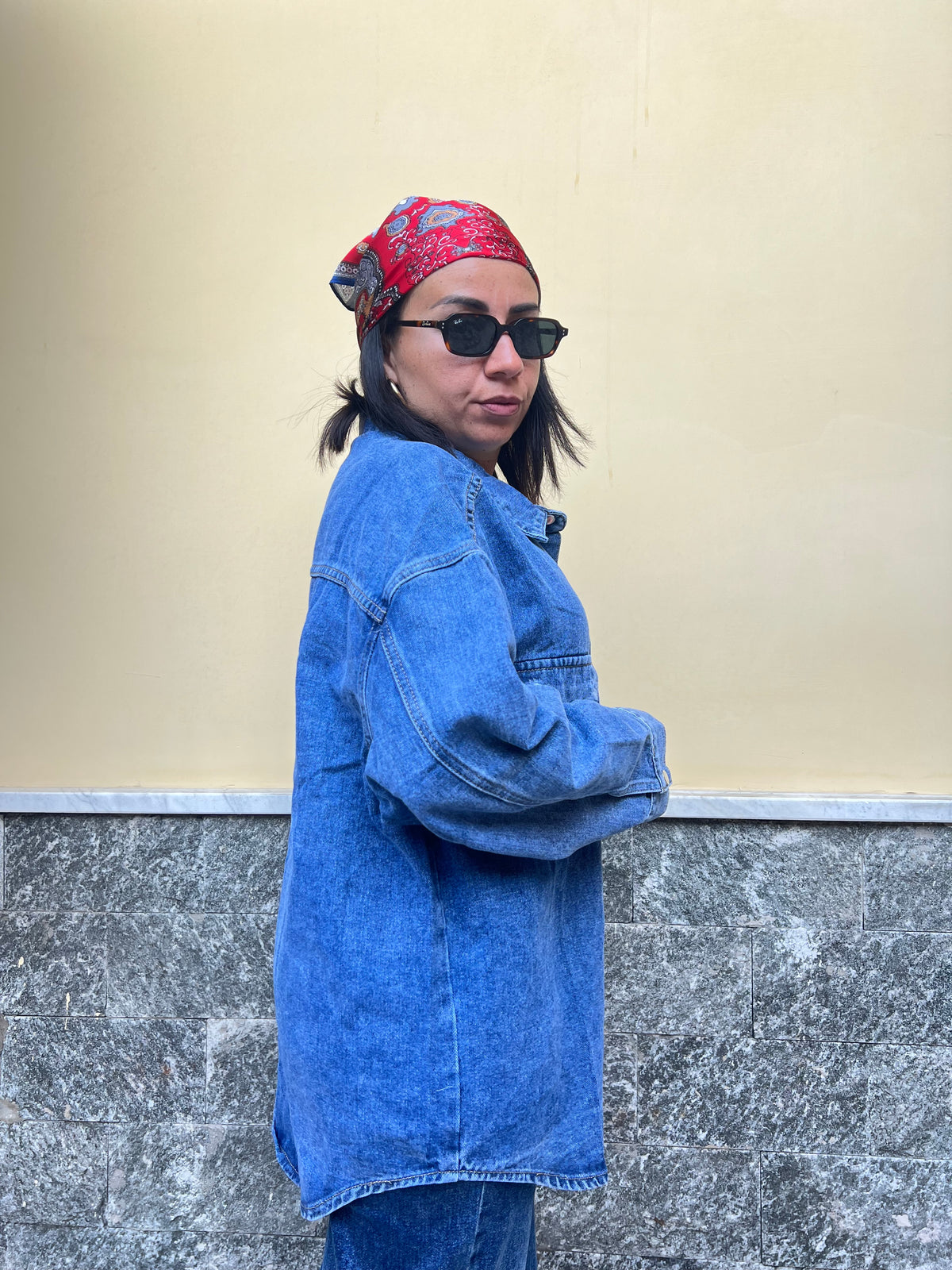 Camicia Jeans Over 8976