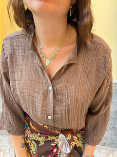 Collana Pesciolino Verde 35427