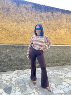 Leggins zampa marrone 38463