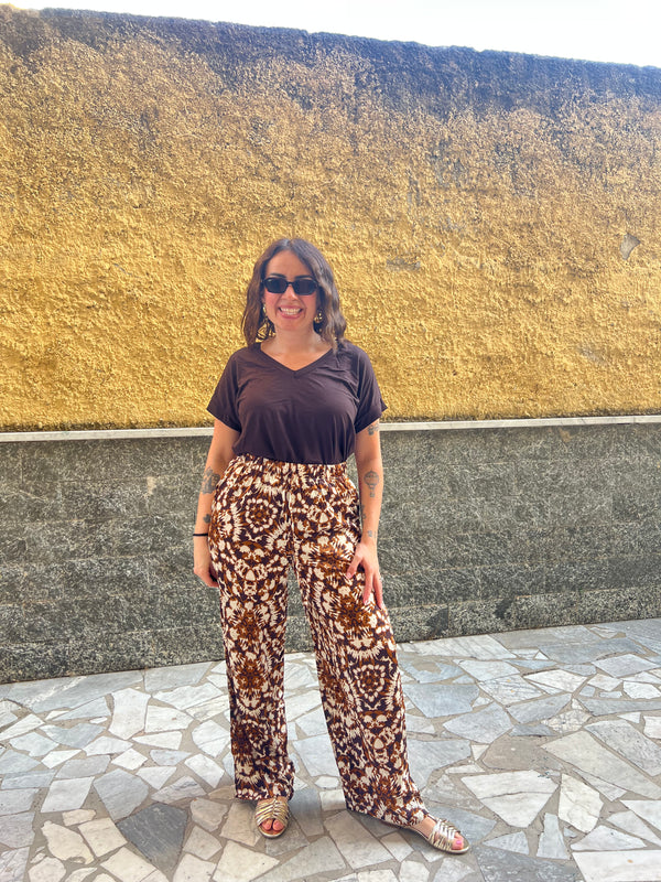 Pantaloni Fantasia PROMO Marrone