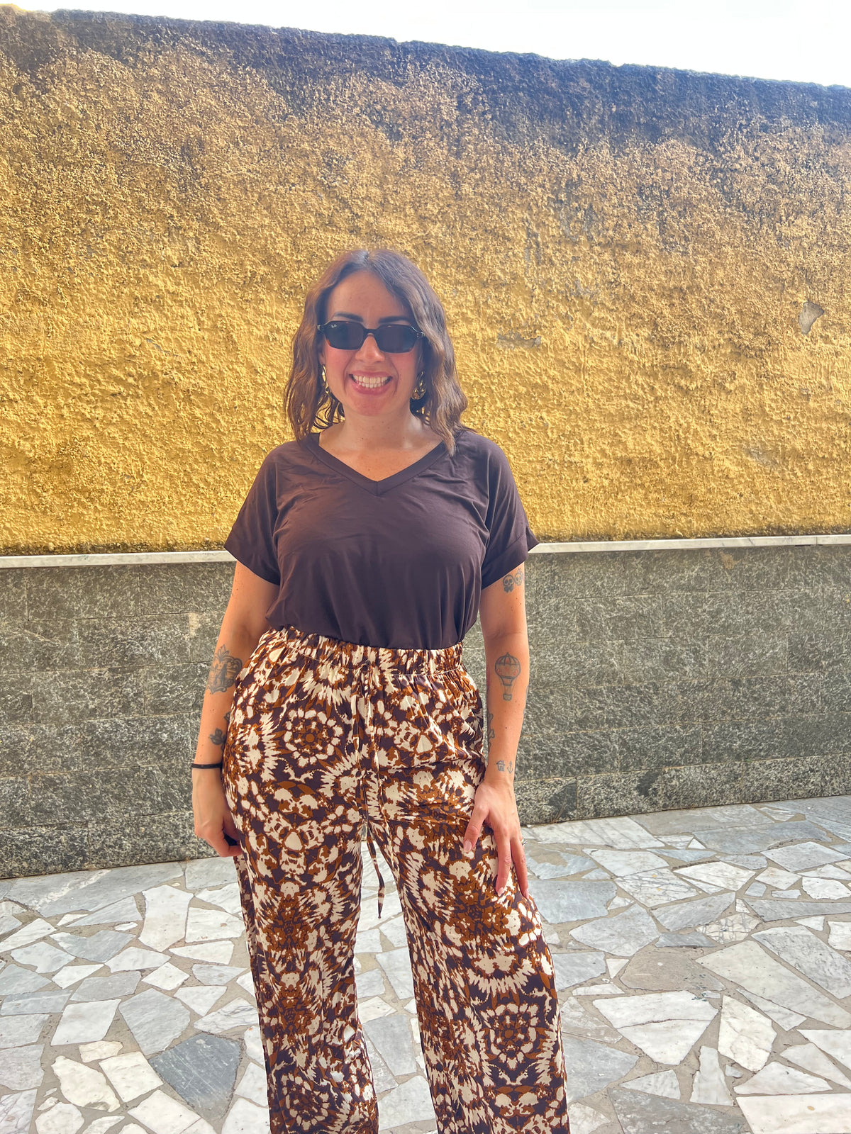 Pantaloni Fantasia PROMO Marrone