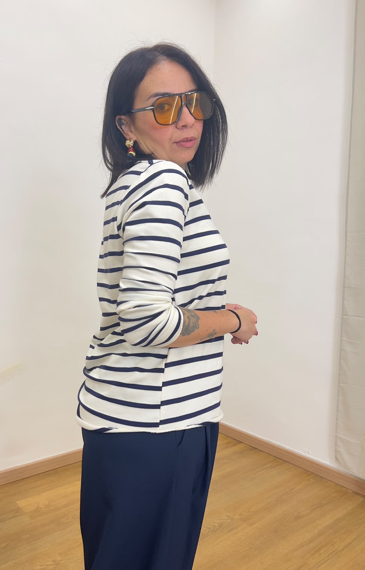 Maglia Patty righe Blu 55671
