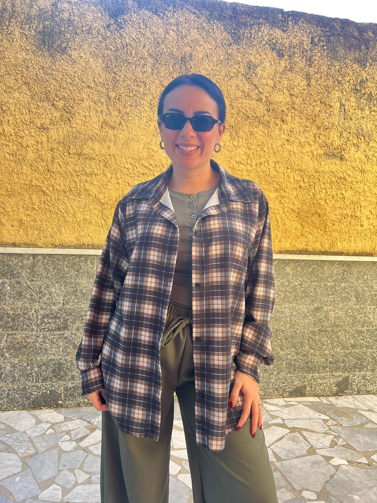 Camicia Quadri Angela Nera