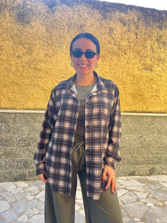 Camicia Quadri Angela Nera