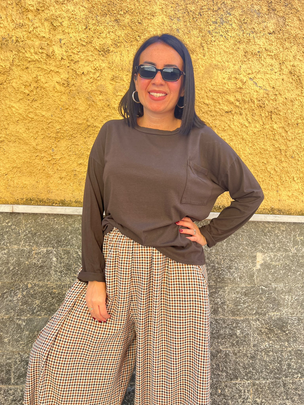 Maglia taschini Marrone 6732