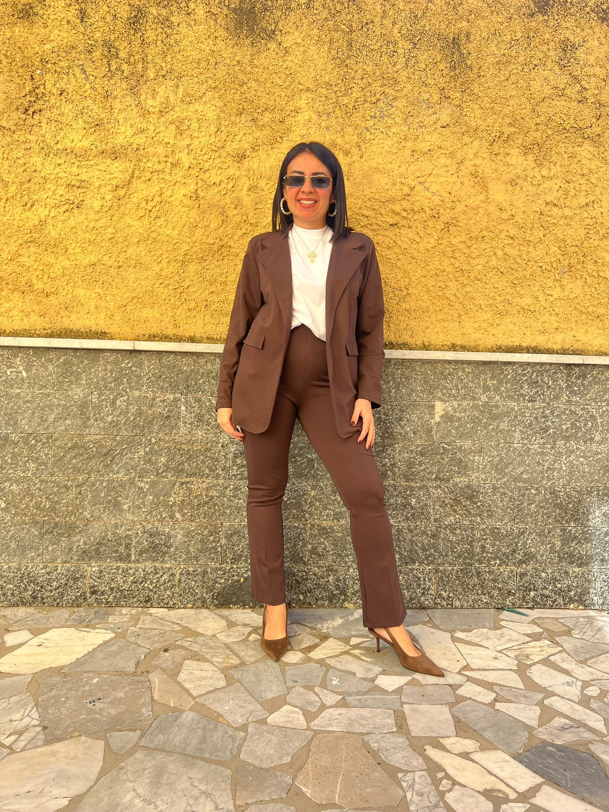 Pantaleggins Zampetta Beatrice Marrone 6732