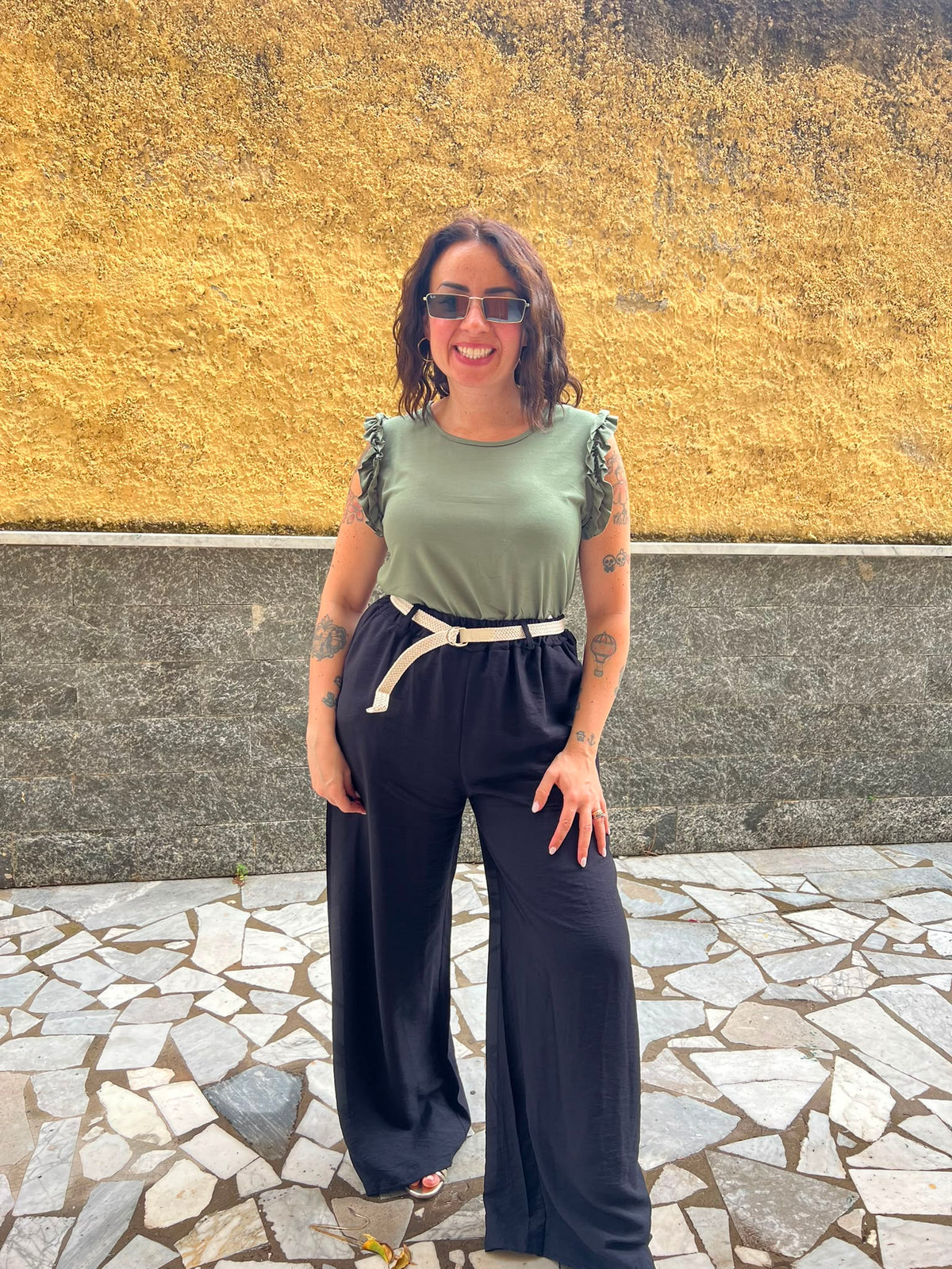Pantaloni Giulia Nero
