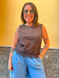Canotta San Gallo Marrone 6732