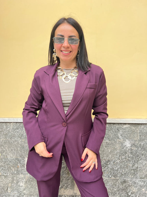 Giacca Giulia Vino 91098