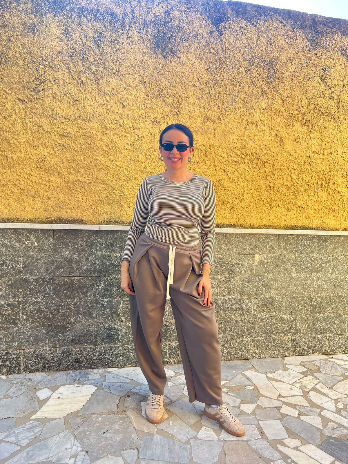 Pantaloni Confort Fango