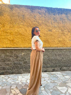 Pantaloni Claudia Beige 65793