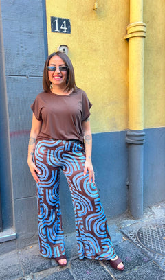 Pantaloni Fantasia Marrone 6732