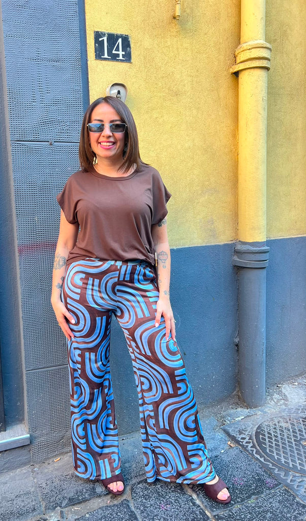 Pantaloni Fantasia Marrone 6732