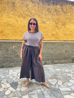 Pantaloni Jasmine Marrone 6732