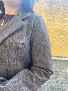 Giacca micro brillantini Marrone 111342
