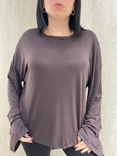 Long Sleeve488 Marrone