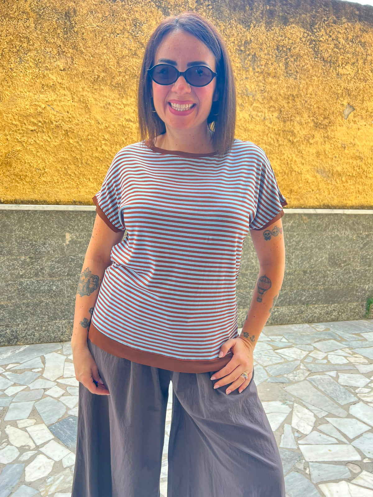 Shirt righini Marrone 5610