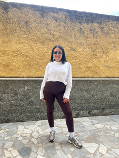 Leggins Marrone 35427