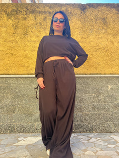 Pantaloni Costine marrone 52634