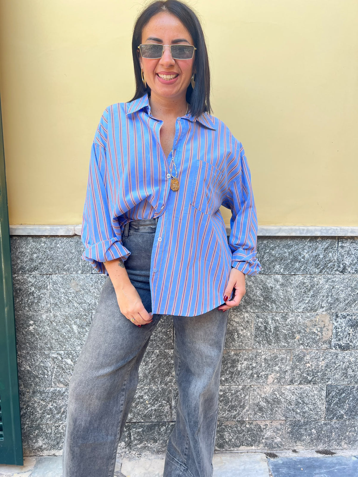Camicia BEMINE Celeste 121464