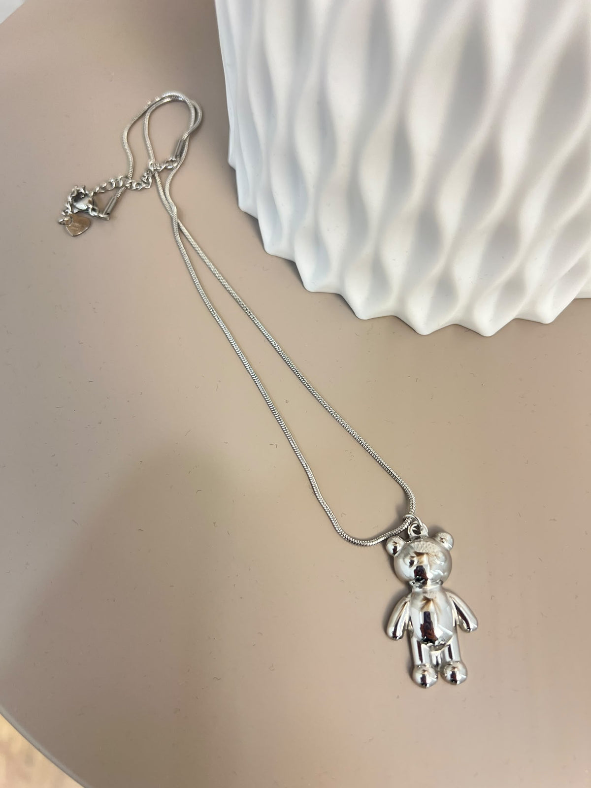 Collana Teddy Argento 25305