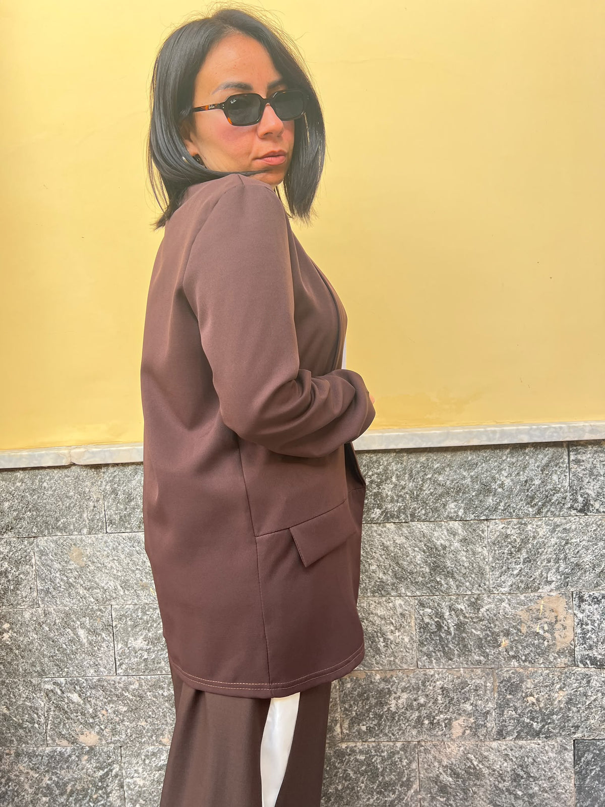Giacca Arriccio Marrone