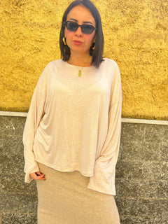 Long Sleeve488 Beige Chiaro