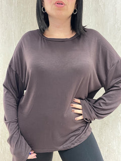 Long Sleeve488 Marrone