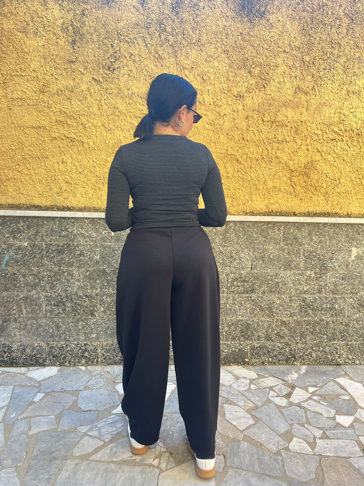 Pantaloni Confort Nero