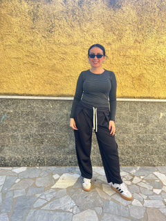 Pantaloni Confort Nero