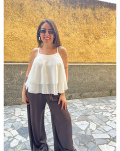 Top Volant Bianco 55671
